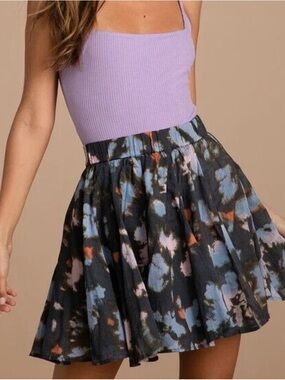 Free People Sway My Way Mini Skirt